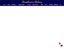 Tablet Screenshot of dimpflmeierbakery.com